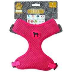Postroj Active Dog Mellow S růžový 1,5x35-47cm