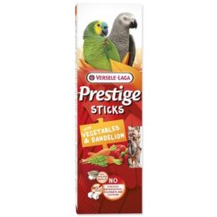 Tyčinky Versele-Laga  Prestige papoušek se zeleninou a pampeliškou 140g 2ks