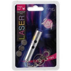 Hračka Magic Cat Laser ukazovátko a baterka 2v1 7cm