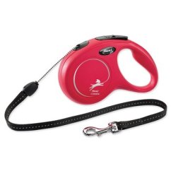 Vodítko Flexi Classic New lanko S červené 8m