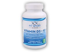 Vitamin D3 + K2 120 vege kapslí