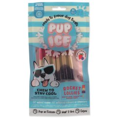 Pochoutka Pup Ice chladící s jahodou a borůvkou 2ks 90g