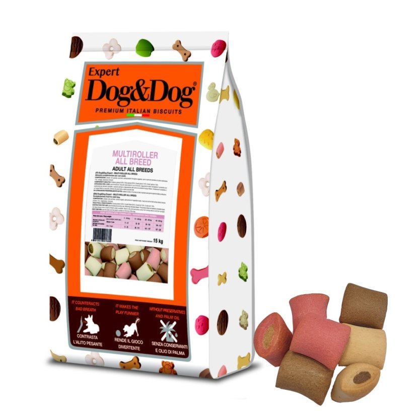 Dog & Dog Expert Multiroller plněné válečky 15 kg