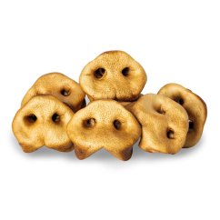 KIDDOG 100% Natural Snack přírodní vepřový rypáček JUMBO XXL popcorn 9 cm (10ks/bal.)