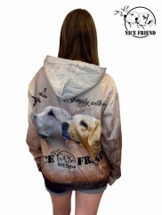 Unisex funkční 3D mikina s kapucí s merch Nice Friend