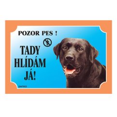 Cedulka Dafiko LABRADOR tmavý