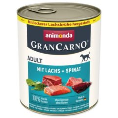 Konzerva Animonda Gran Carno Adult s lososem a špenátem 800g