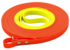 Dvoubarevná plochá barvářská šňůra - šíře 16 mm (BIOTHANE)