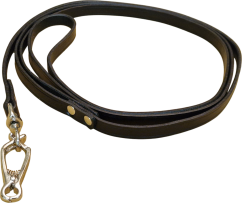 Vypouštěcí vodítko z ploché kůže - vypouštění od obojku