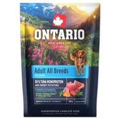 Vzorek Ontario Adult All Breeds Monoprotein Tuna & Sweet Potatoes 0,1kg