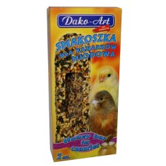 Tyčinka kanár s medem Dako (2 ks)