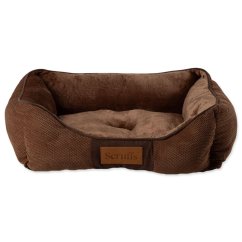 Pelech Scruffs Chester Box Bed čokoládový M 60x50cm