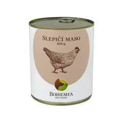 BOHEMIA Slepičí maso ve vlastní šťávě 800g