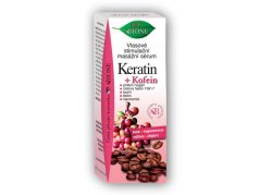 Vlasové stimulační masážní sérum Keratin + Kofein 215ml