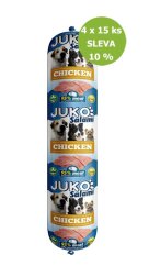 JUKO Salami Chicken (kuřecí) 1 kg, 4 x15 ks- SLEVA 10%