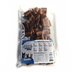 Tuna, codfish & salmon small Fillets JUKO Snacks 500 g