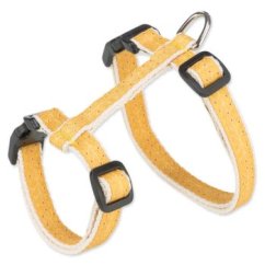 Postroj Trixie pro kočky s vodítkem okrový 27–45 cm/13 mm, 1,20 m