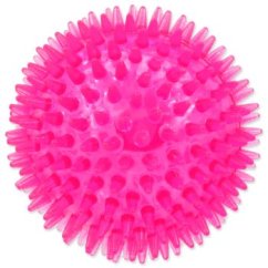 Hračka Dog Fantasy míček pískací růžový 8cm