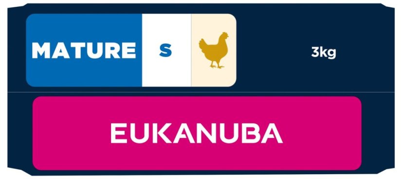 Krmivo EUKANUBA Mature Small rich in fresh chicken 3kg