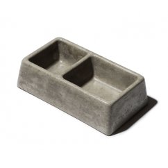 Miska betonová dvojitá 0,4 a 0,6 l