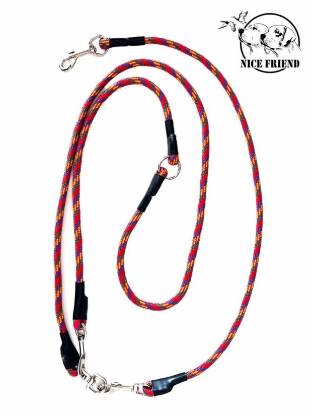 Lovecké vodítko nylonové 8 mm klasická karabina
