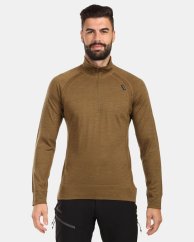 Pánské termo triko s dlouhým rukávem z MERINO WOOL Kilpi JAGER-M