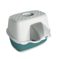 WC Trés Chic s děšťovým přístřeškem, zelená