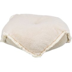 Extravysoký polštář BOHO čtvercový, béžová