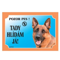Cedulka Dafiko NĚMECKÝ OVČAK ze předu