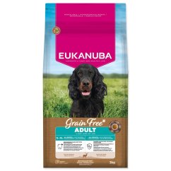 Krmivo EUKANUBA Grain Free Adult all breeds rich in venison 3kg
