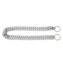 Obojek stahovák dvouřadý 45 cm