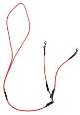 Vypouštěcí vodítko pro dva psy