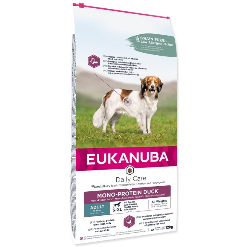 Krmivo EUKANUBA Daily Care Adult Mono Protein Duck 12kg
