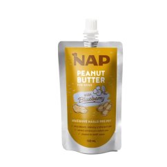 NAP Arašídové máslo pro psy Borůvka 120 ml