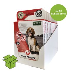 Max Protek repelentní fluorescenční obojek, pes 60 cm (12 ks) SLEVA 10 %