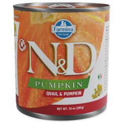 Konzerva N&D Dog Quail & Pumpkin 285g