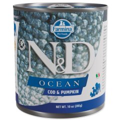 Konzerva N&D Dog Ocean Cod & Pumpkin 285g