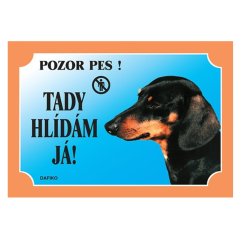 Cedulka Dafiko JEZEVČÍK hladkosrstý tmavý