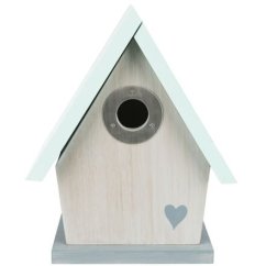 Hnízdící domeček 20 × 26 × 17cm/ø 3.2 cm , borové dřevo