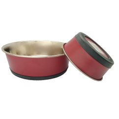 Miska nerez těžká silikonový pásek 0,9 l