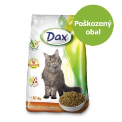 Dax Cat granule drůbeží se zeleninou 9,9 kg - Poškozený obal - SLEVA 15 %