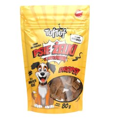 TufTuf Super měkké hovězí dropsy pro malá plemena 80 g