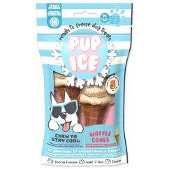 Pochoutka Pup Ice chladící s vanilkou a arašídovým máslem 2ks 110g