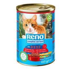 RENO Cat hovězí, kousky 415 g