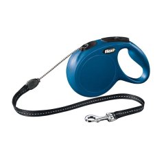 Flexi New Classic lanko M 5 m (20 kg) modrá