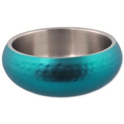 Miska Dog Fantasy s dvojitou stěnou tyrkysová 18cm, 1200ml