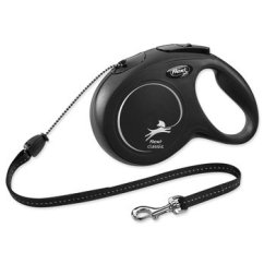 Vodítko Flexi Classic New lanko M černé 8m
