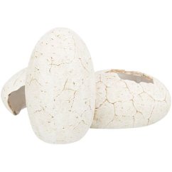 Jeskyně pro plazy, design vejce, polyesterová pryskyřice, 20x13x15cm