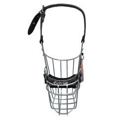 Náhubek zinek/kůže pudl, jezevčík - pes