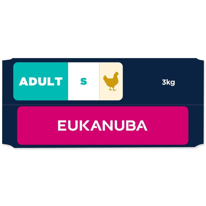 Krmivo EUKANUBA Adult Small breed rich in fresh chicken 3kg